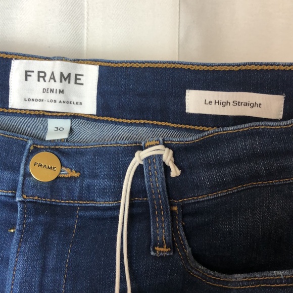 Frame Le High Straight 30 super soft NWT! - Picture 3 of 8